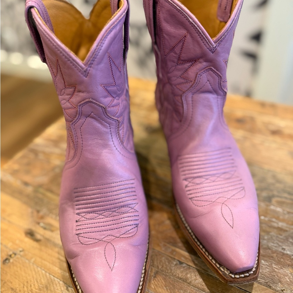 Tecovas Orchid Lynn Heeled Boots - Picture 2 of 8